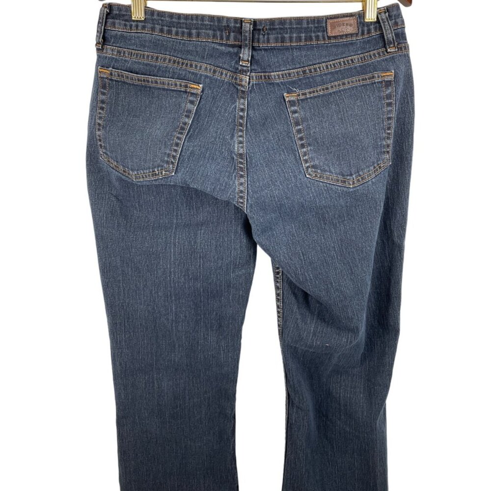 Riders Bootcut Womens Size 12 M Dark Blue Denim Jeans - Picture 5 of 9